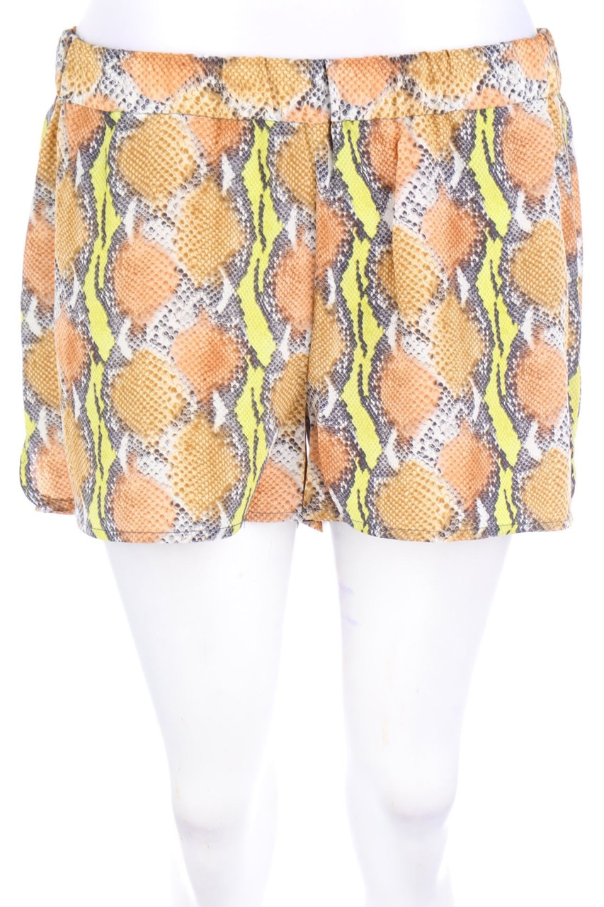 EQUIPMENT - Seiden-Shorts mit Animal-Print - M