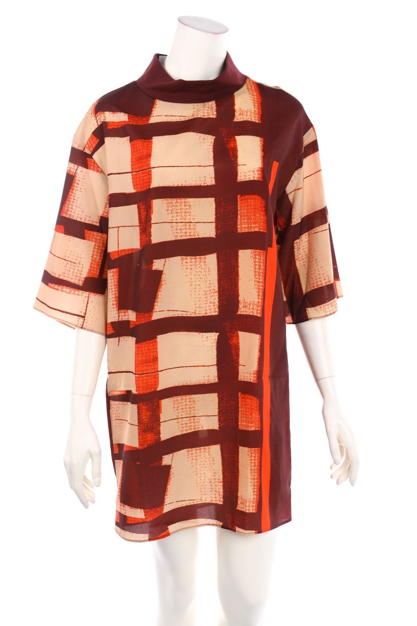 Katia g. LUXURY BRAND - Shift-Kleid mit geometrischem Muster - D 34