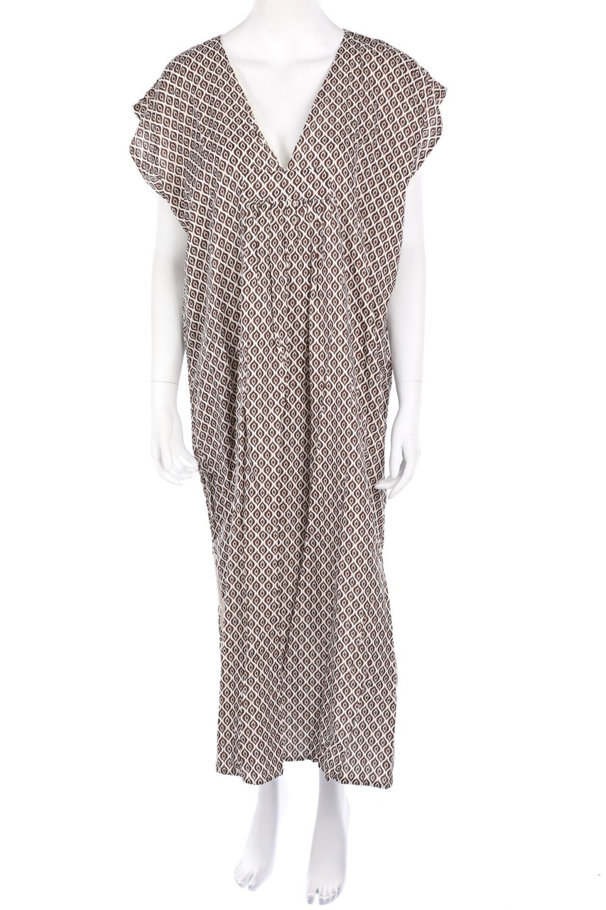 CUCU LAB - Kleid mit Ethno-Print - D 34