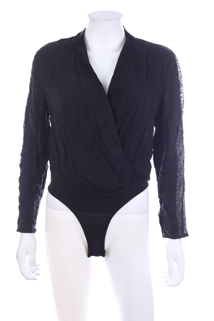 OBJECT - Body mit Spitzen-Einsatz - D 40