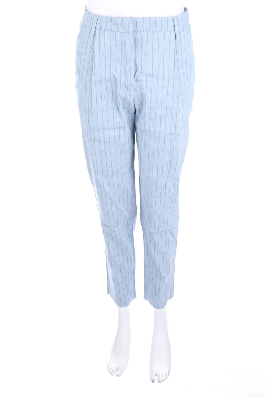 KUBERA 108 - Bundfaltenhose aus Leinen-Mix - D 32