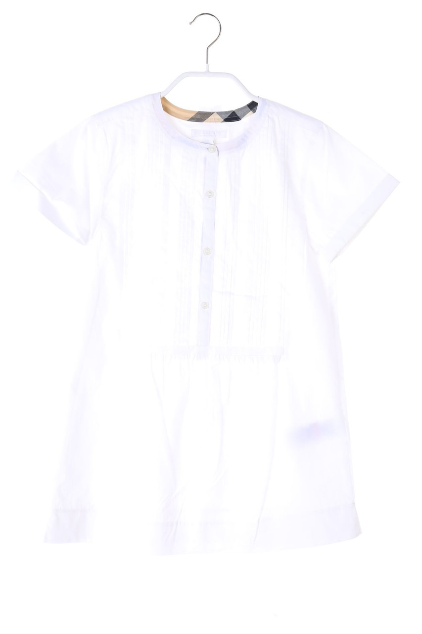 BURBERRY - Baumwoll-Kleid mit Biesen - 128