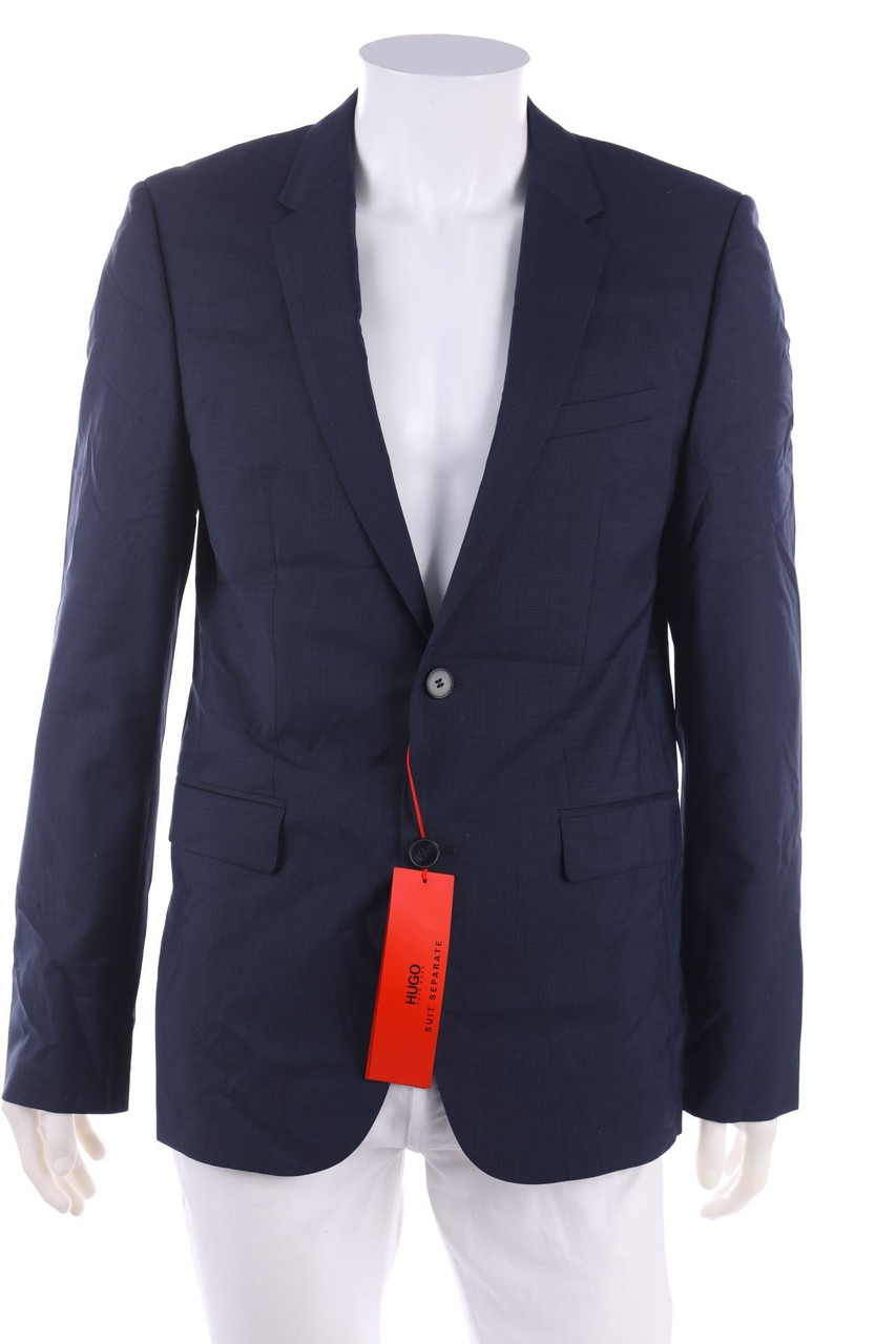 HUGO BOSS - Karo-Sakko aus reiner Schurwolle - L