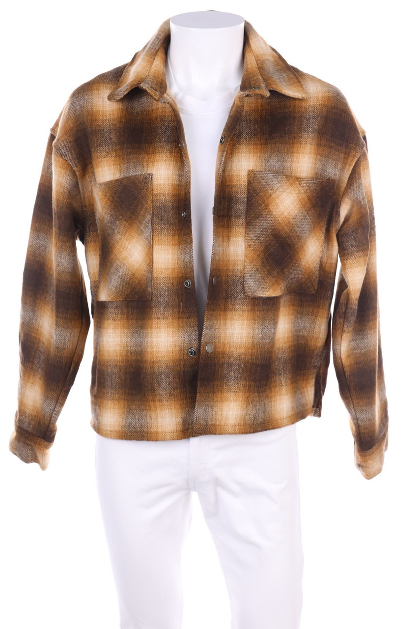 JACK & JONES - Jacke mit Karo-Muster - L