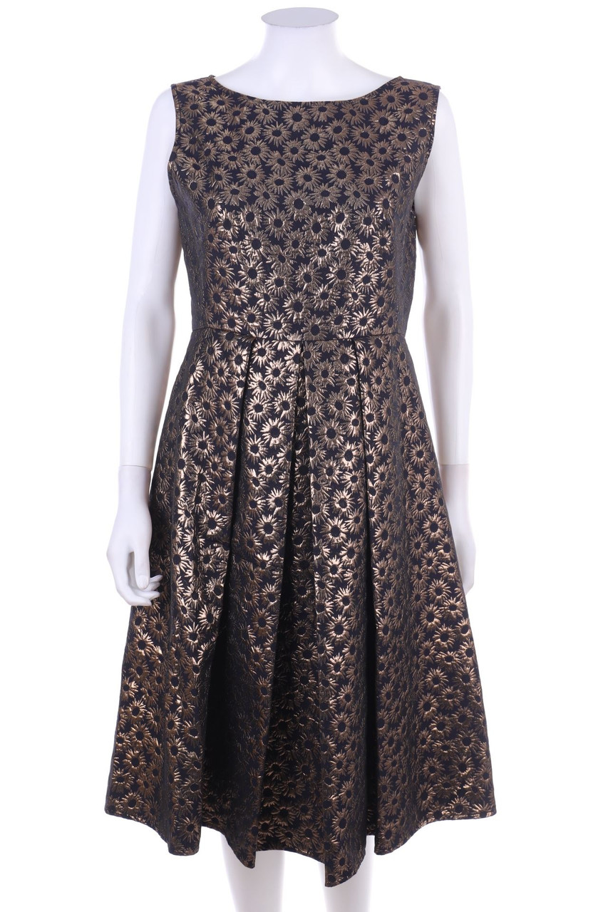 1-ONE - Abendkleid mit Metallic-Effekt - D 40