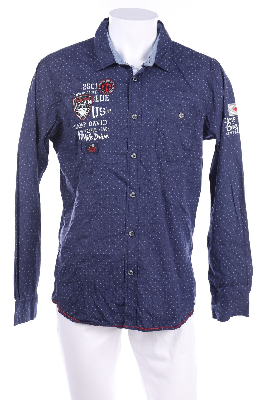 Camp David - Hemd mit Logo-Print - M