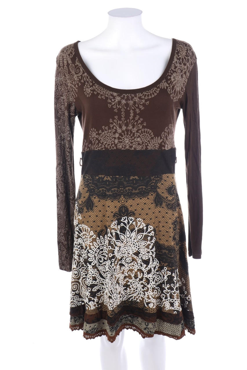 Desigual - Kleid mit Muster - XL