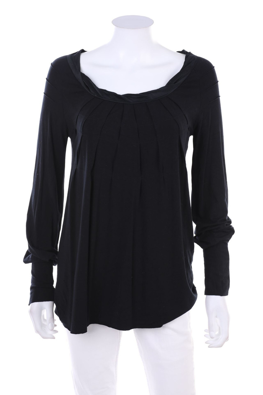 DAY BIRGER & MIKKELSEN - Longsleeve-Shirt mit Drapierung - S