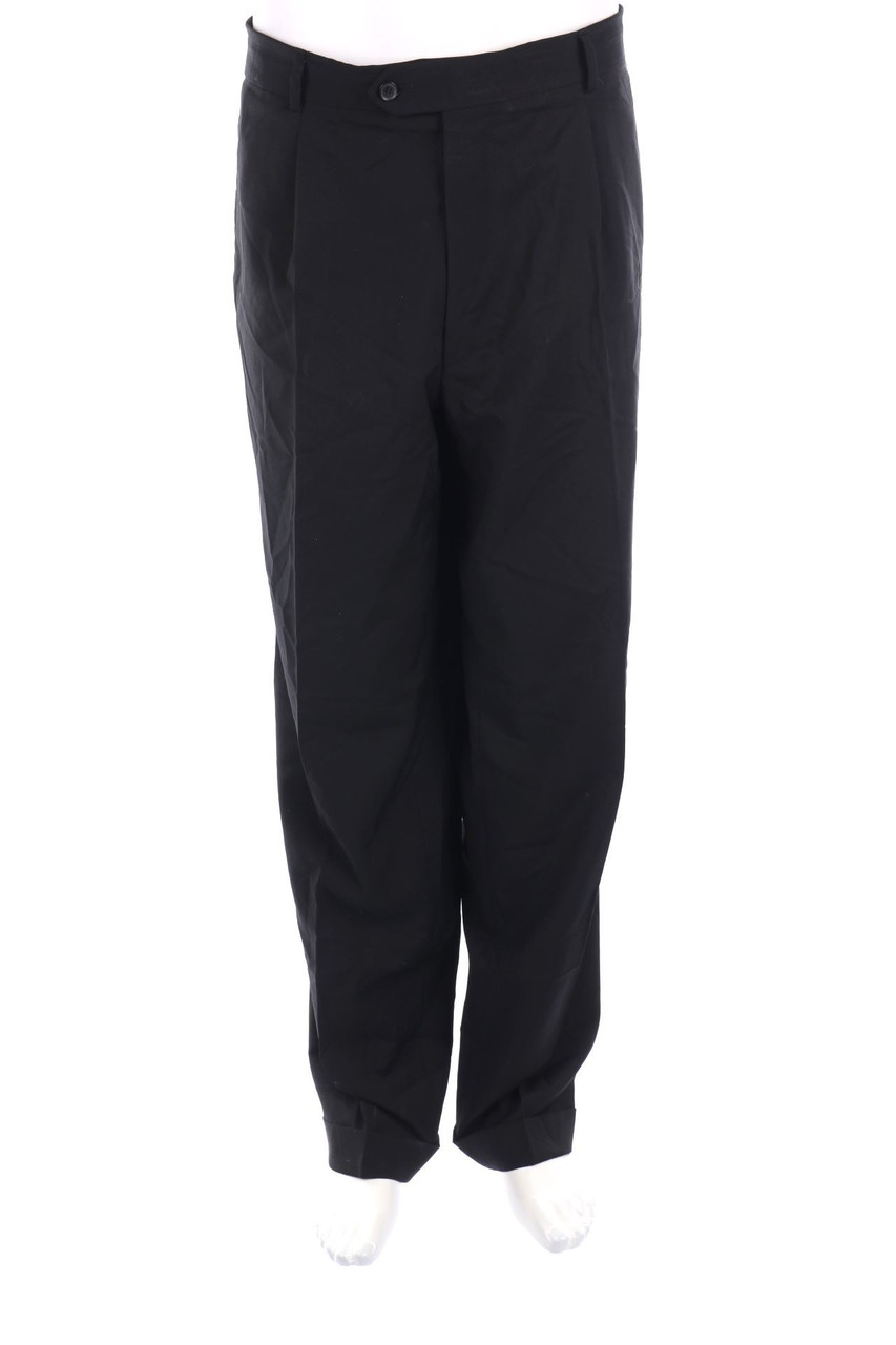 HUGO BOSS - Bundfalten-Hose aus Schurwolle - 58