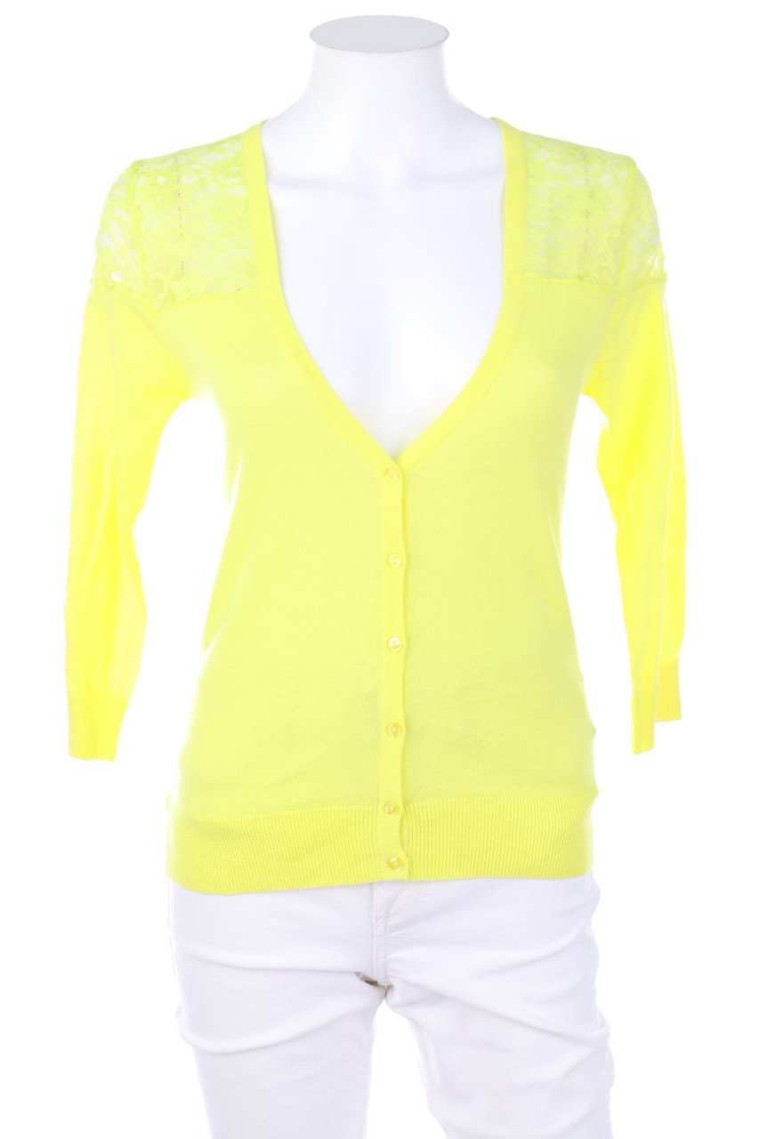 TEZENIS - Cardigan aus Baumwoll-Mix mit Spitze mit 3/4-Ärmel - S