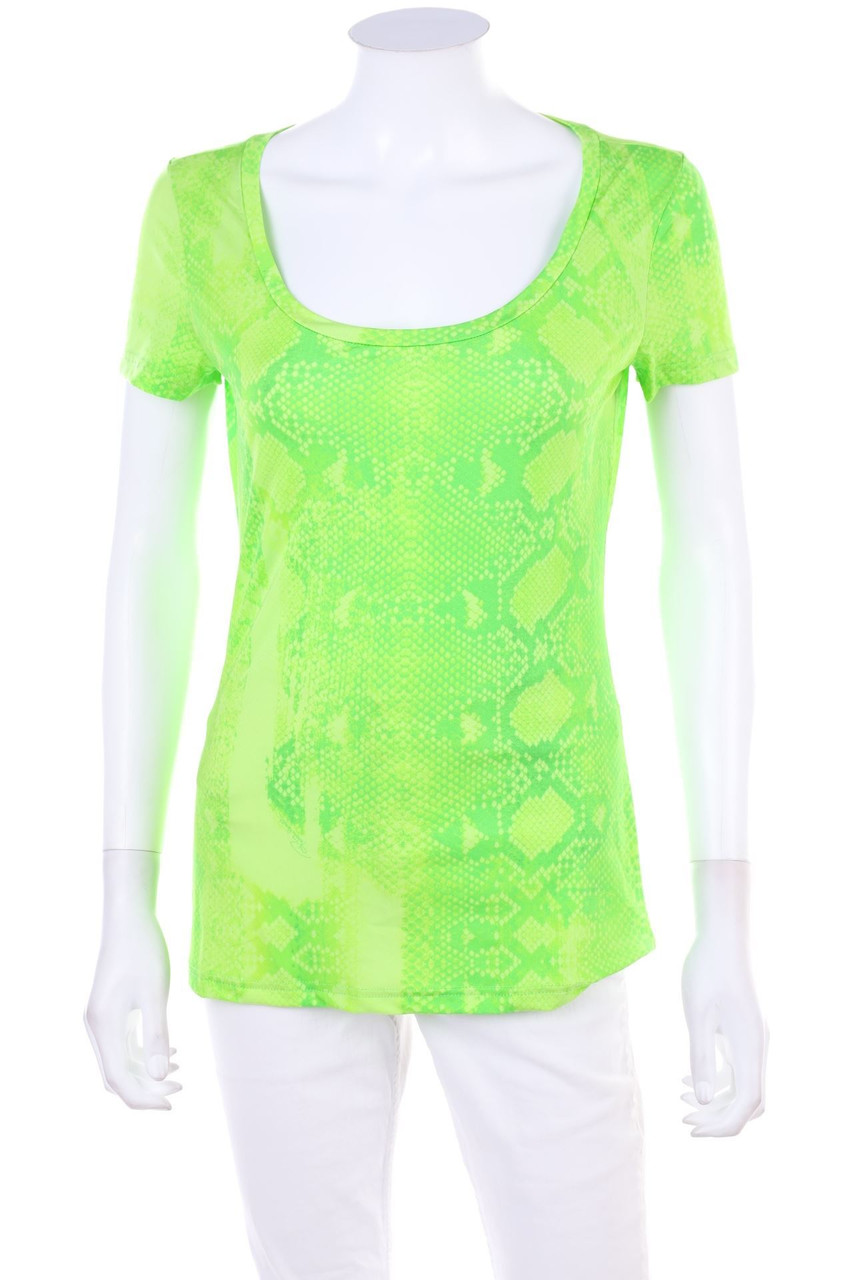 roberto cavalli - Kurzarm-Shirt mit Animal-Print - S