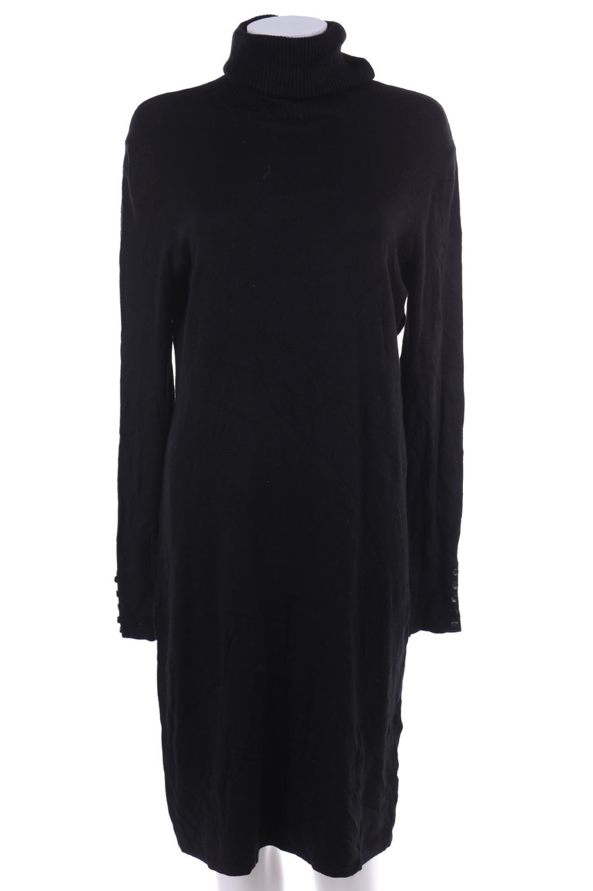 s.Oliver - Midi-Strickkleid mit Rollkragen - D 40