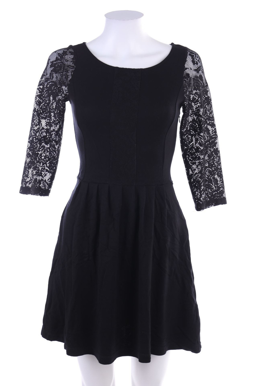 Ohne Label - Cocktailkleid mit Spitze - XXS