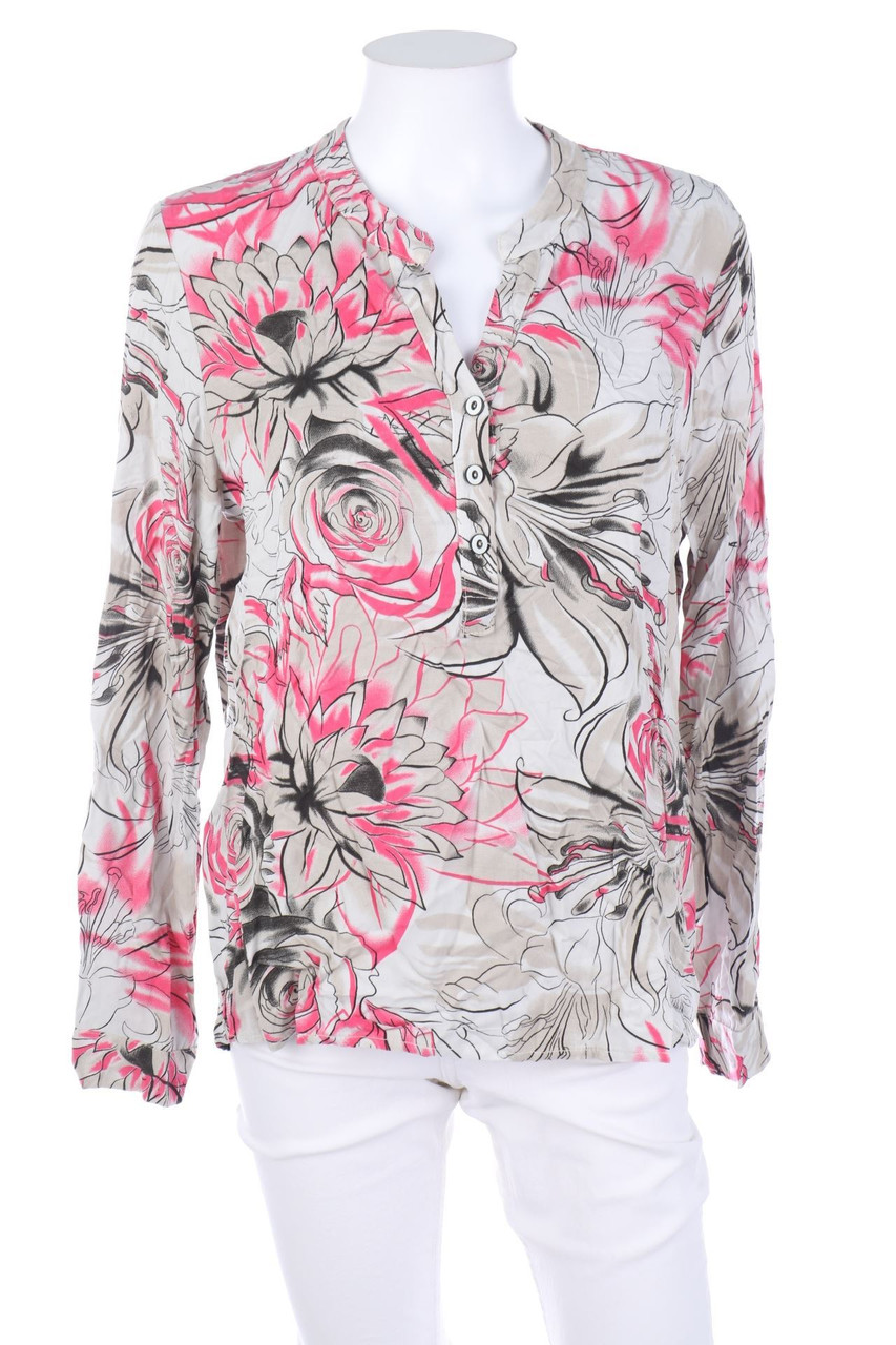 HEIMATLIEBE - Bluse mit Blumen-Print - M