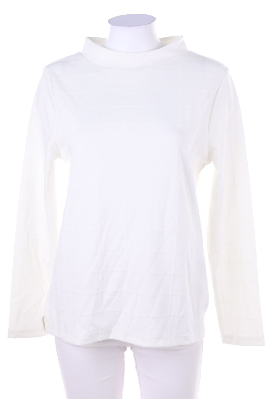 MORE & MORE - Sweatshirt mit Karo-Muster - D 38