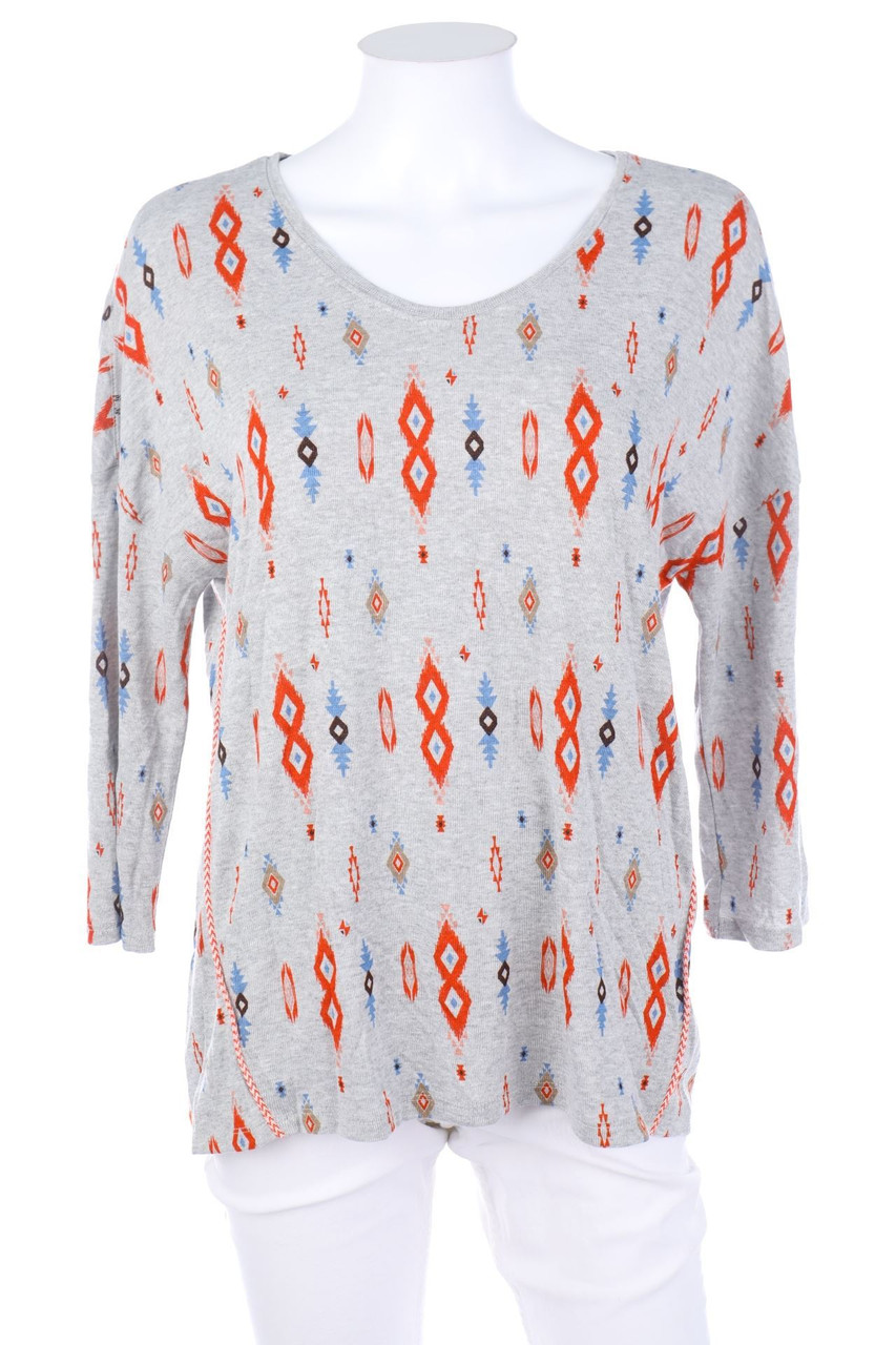 CECIL - 3/4-Arm-Shirt mit Ethno-Print - M