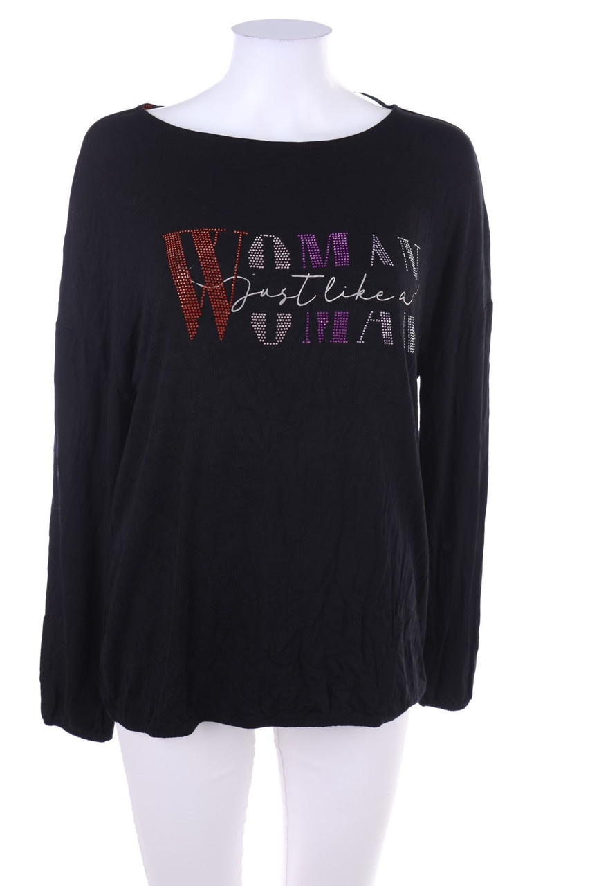 Street One - Strick-Pullover mit Schmuckstein-Applikation - D 40