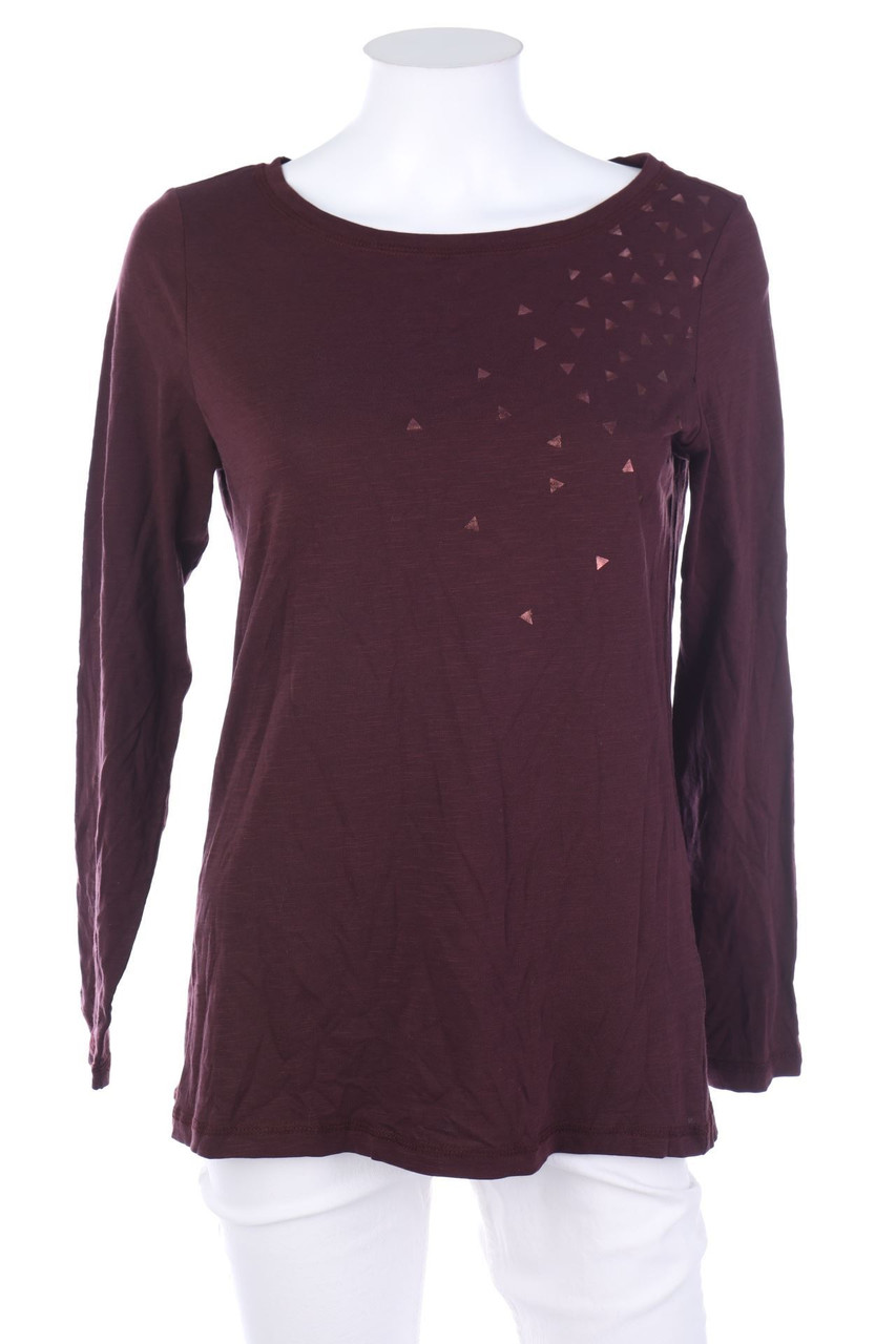 ESPRIT de corp - Longsleeve-Shirt mit Print - L