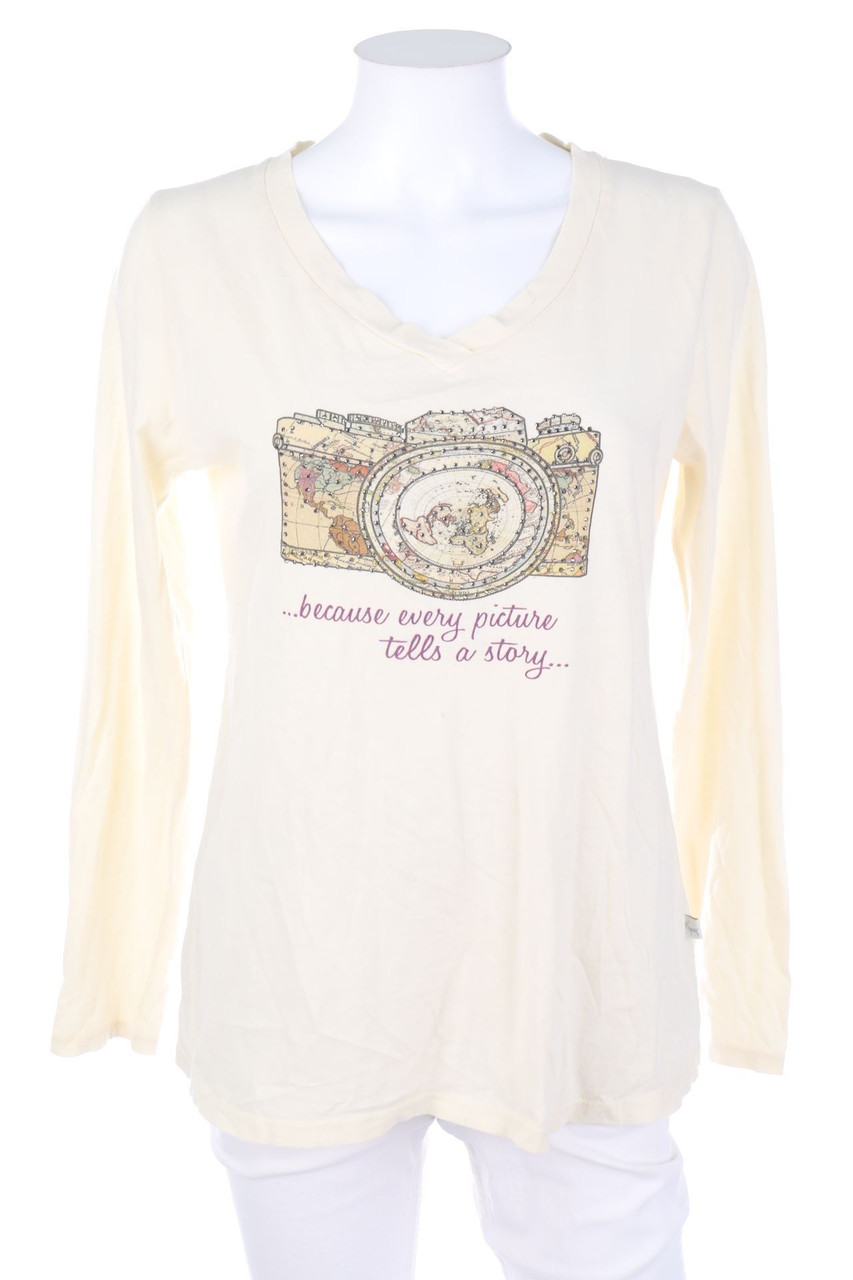 HEIMATLIEBE - Longsleeve-Shirt mit Print - M