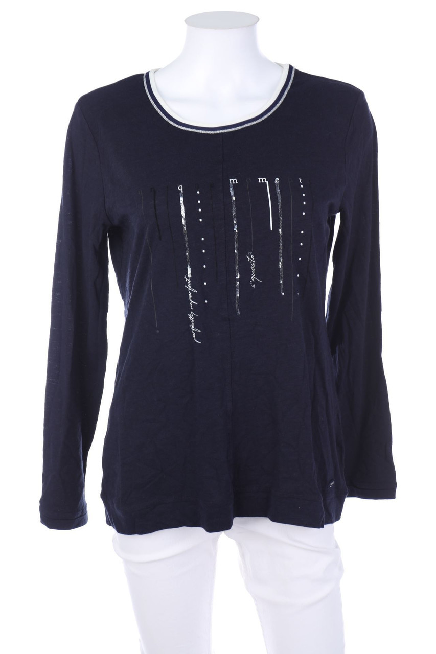 Soquesto - Longsleeve-Shirt mit Pailletten - M