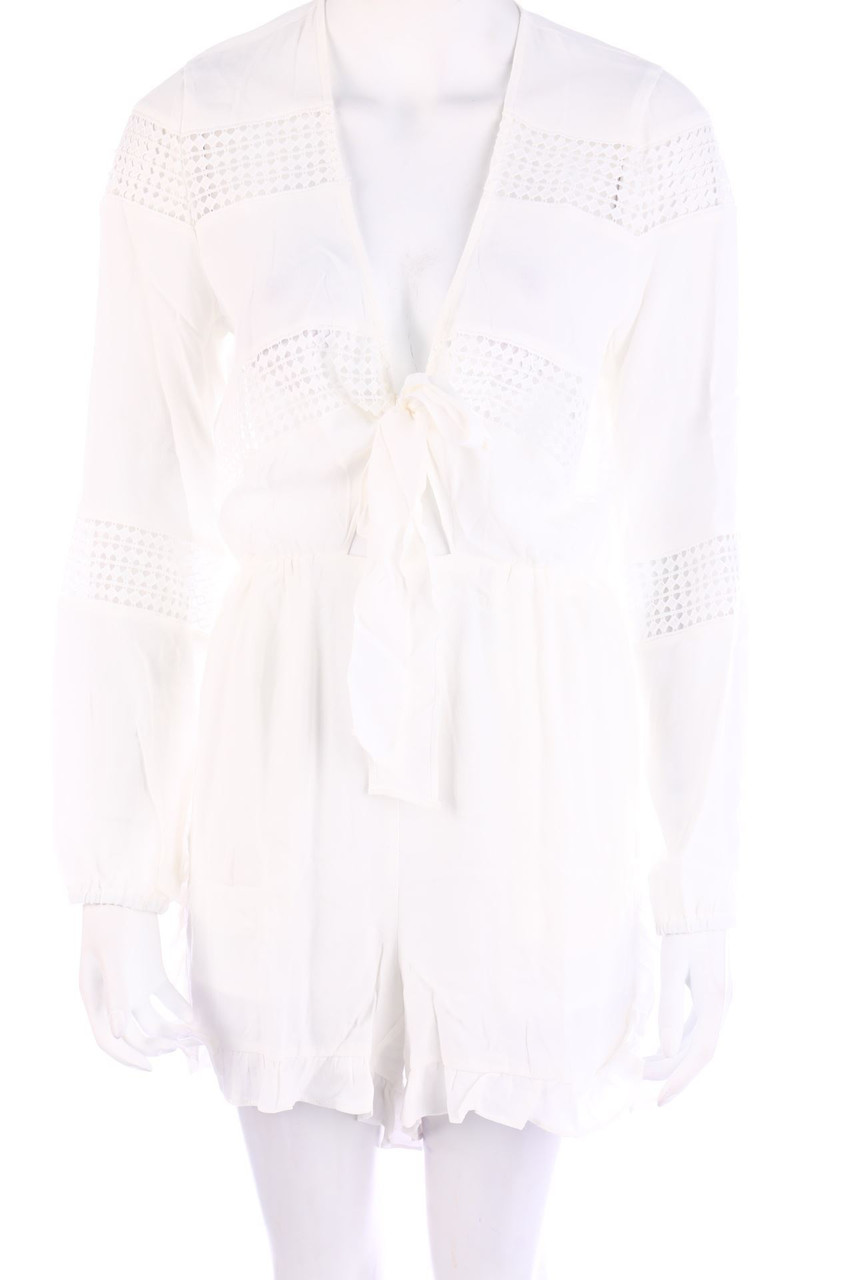 Jovonna London - Volants-Playsuit zum Knoten - D 38