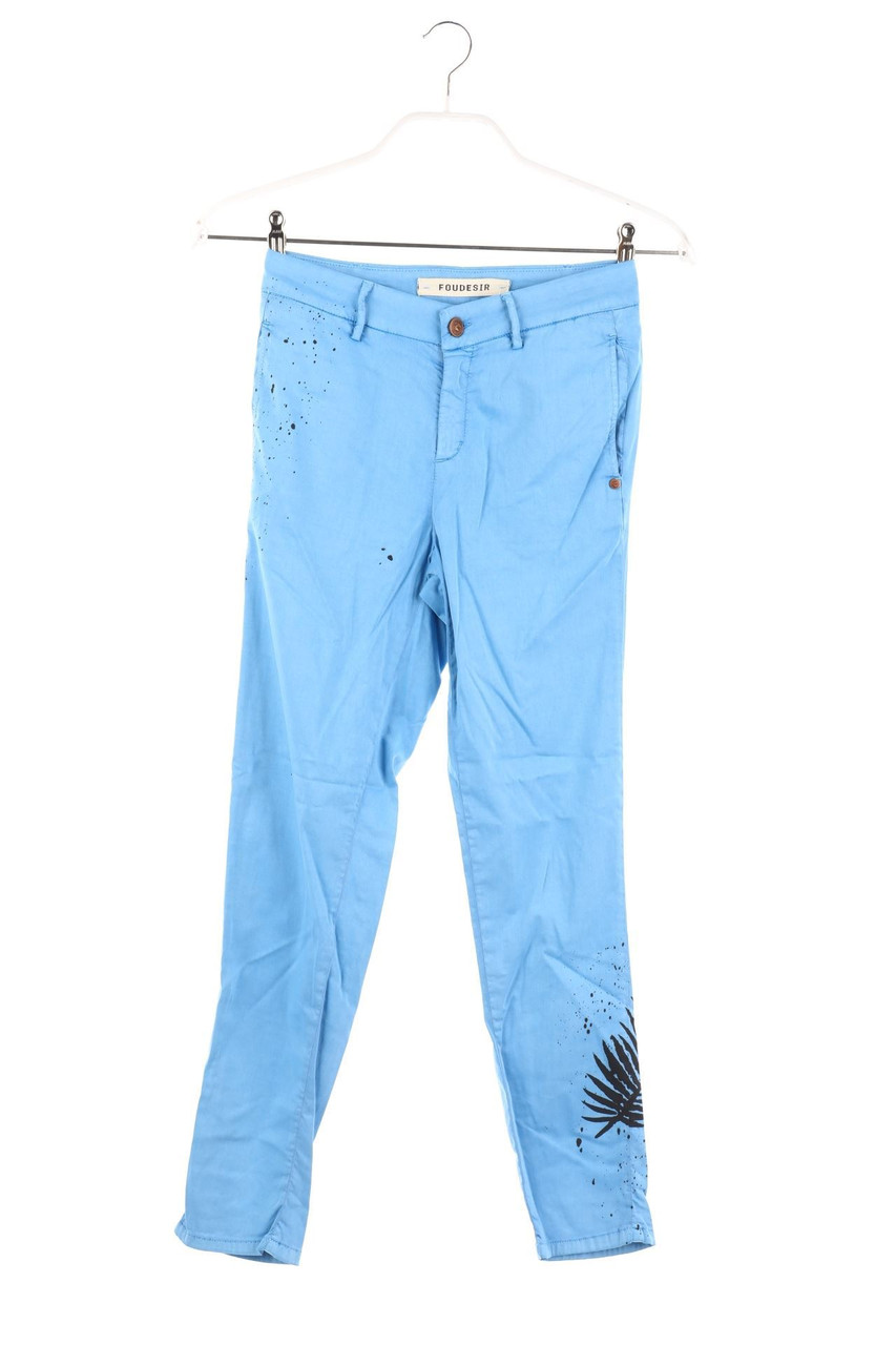 Foudesir - Skinny-Hose mit Print - D 30