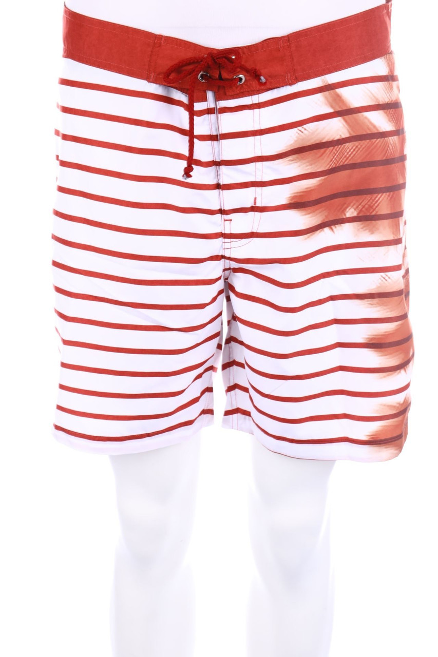 MODS LONDON 1959 - Schwimm-Shorts mit Tropical Print - XL