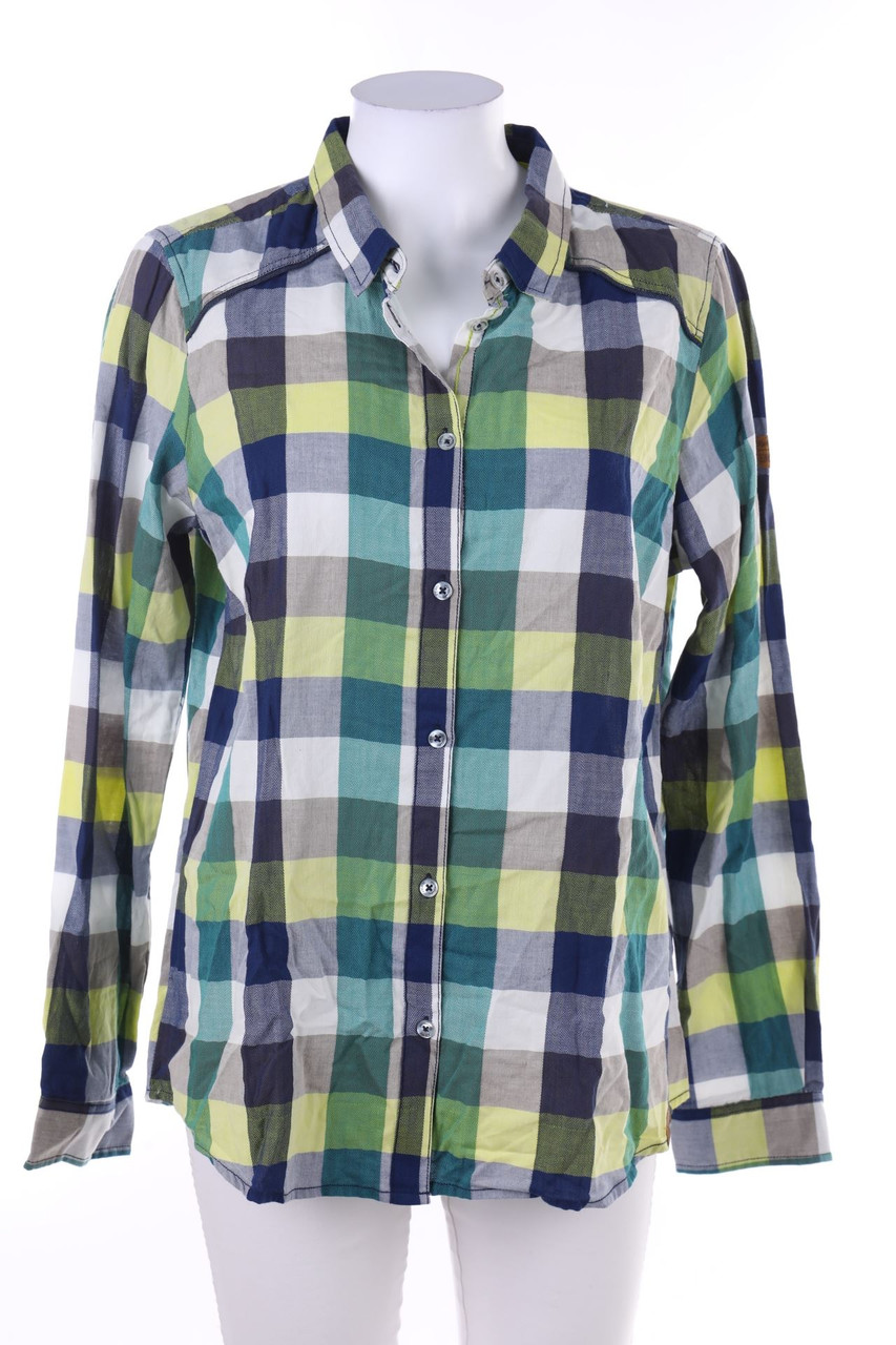 Soquesto - Bluse mit Karo-Muster - D 40