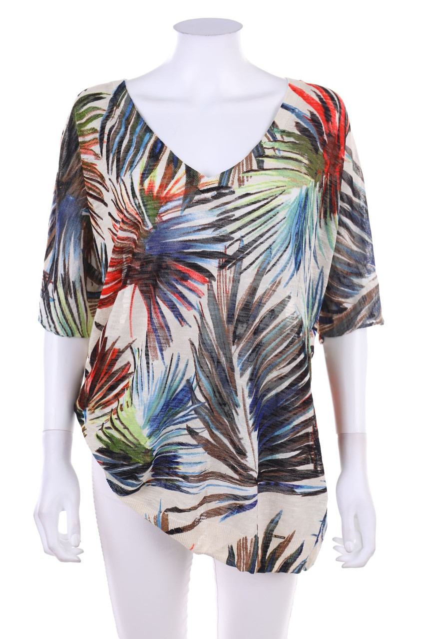 TAIFUN - Batwing-Shirt mit Print - D 44