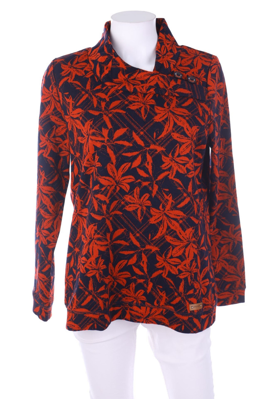 Soquesto - Longsleeve-Shirt mit Blumen-Print - D 40