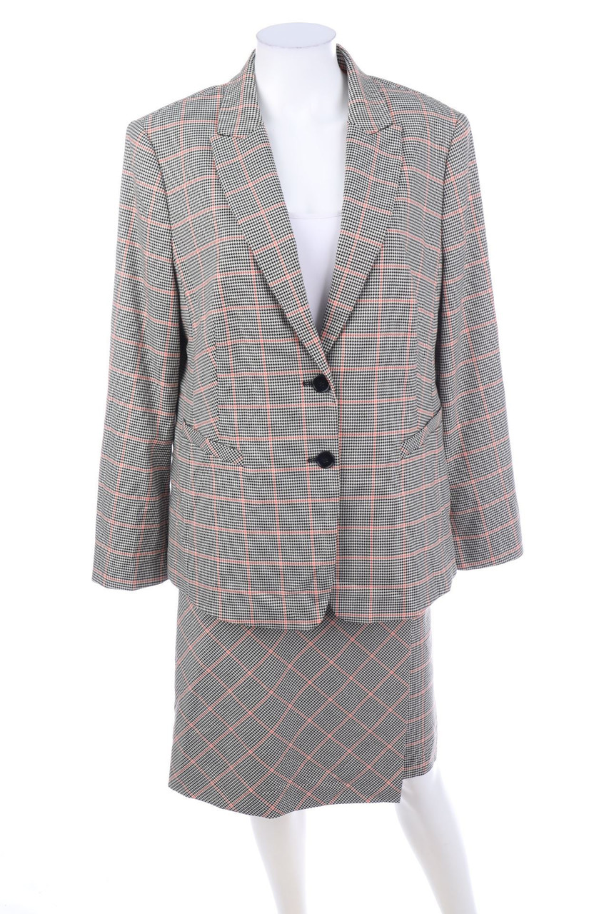 GERRY WEBER - Kostüm mit Hahnentritt-Muster - D 44