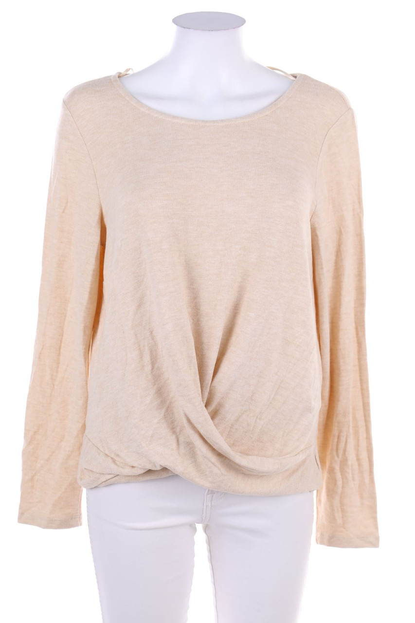 Street One - Longsleeve-Shirt mit Drapierung - D 38