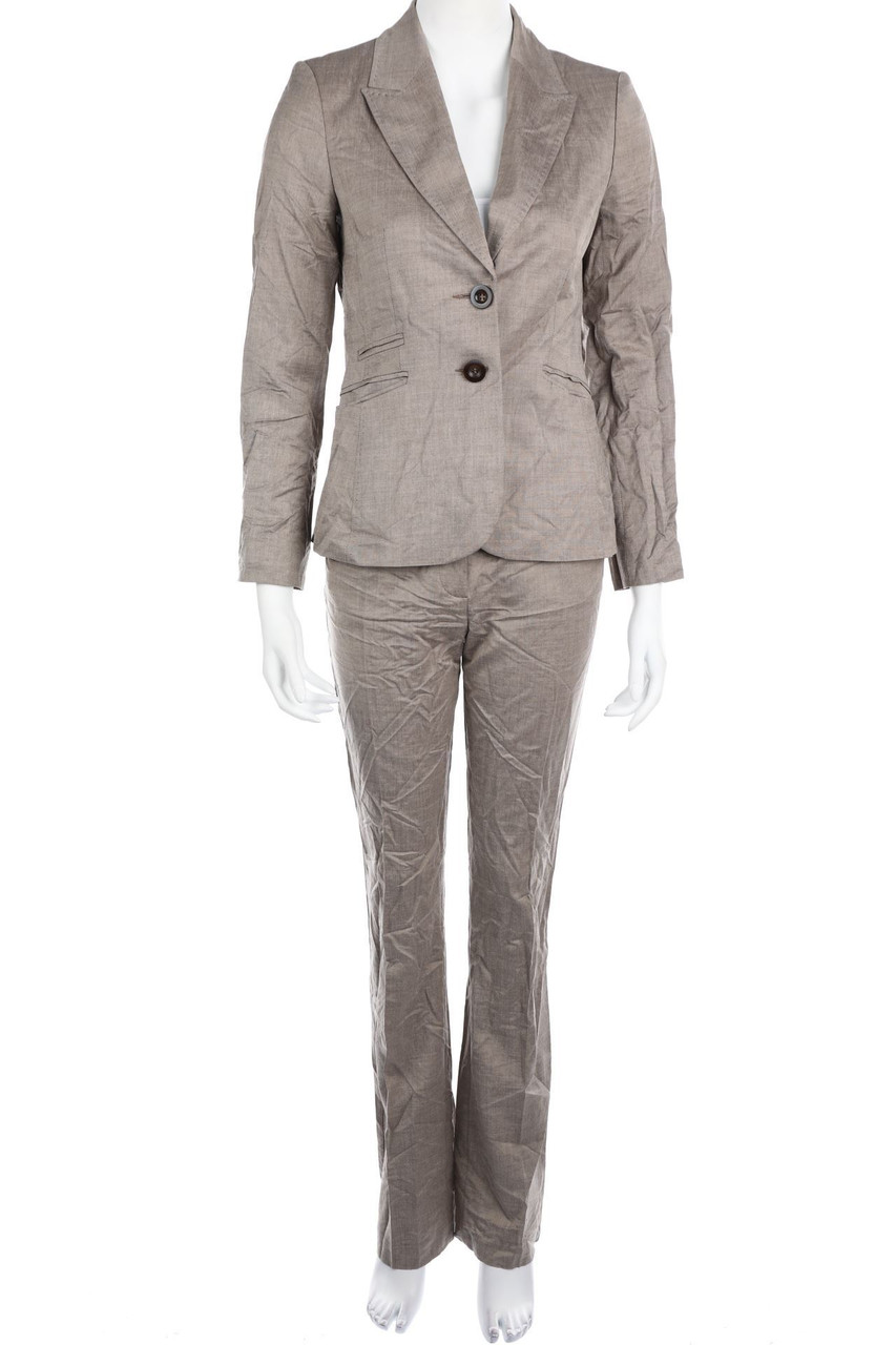 comma - Hosenanzug aus Schurwoll-Mix - D 36