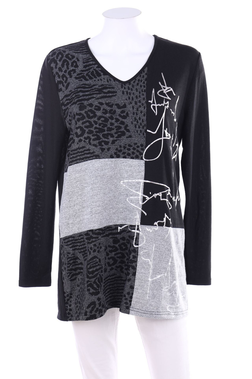 kays - Longsleeve-Shirt mit Muster - M