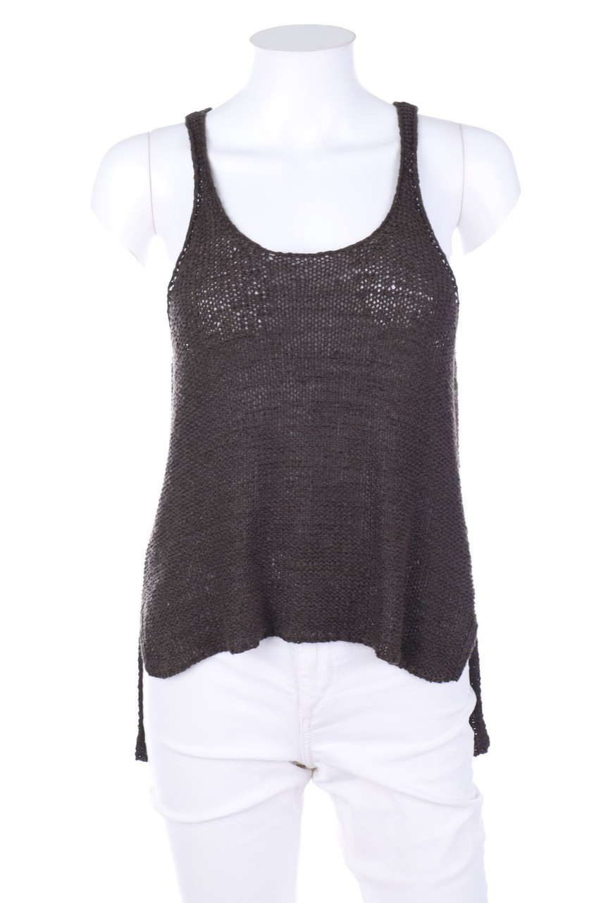 ONLY - Vokuhila-Strick-Top - S