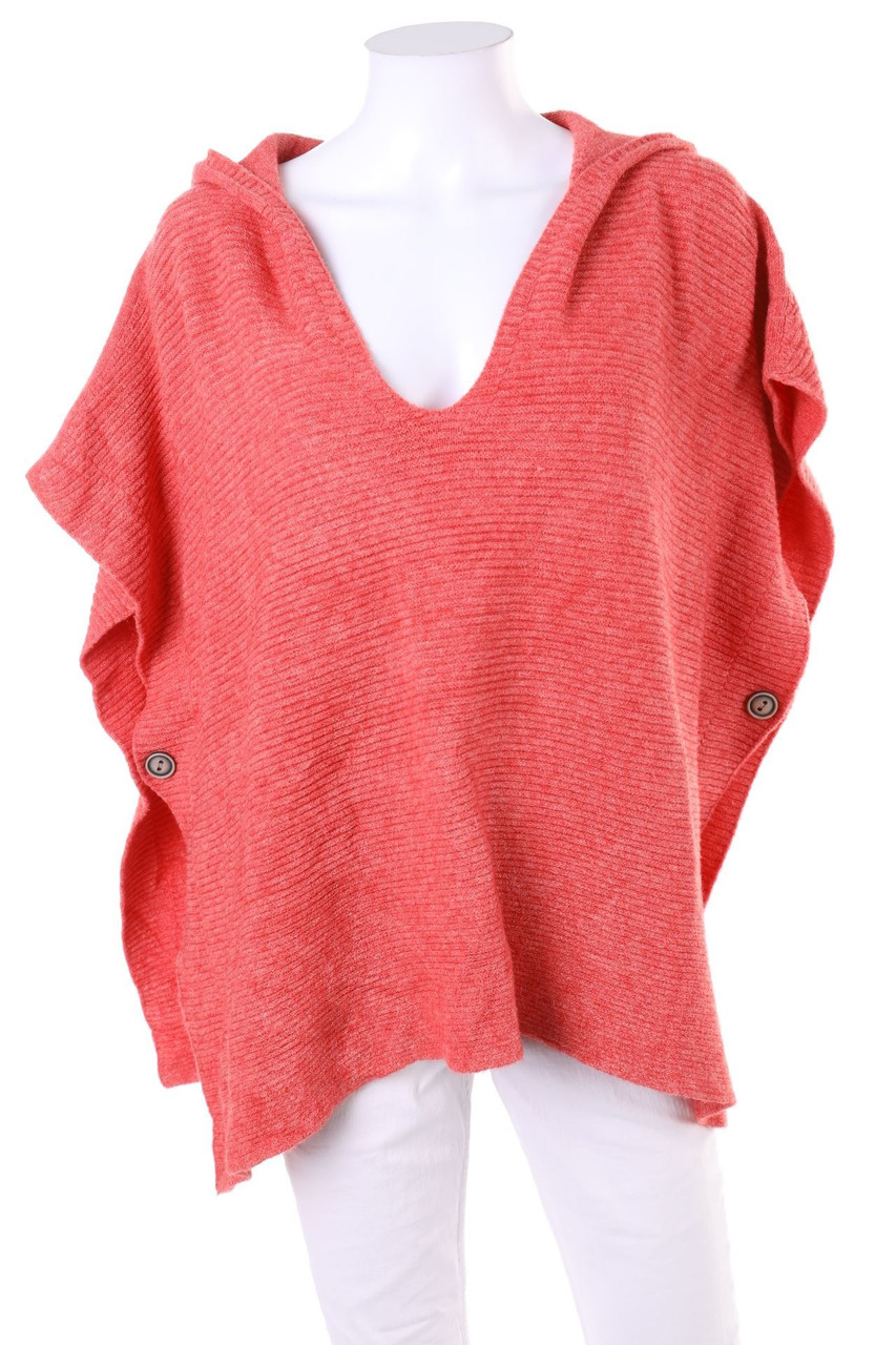 ANOUK - Poncho mit Knöpfen - ONE SIZE