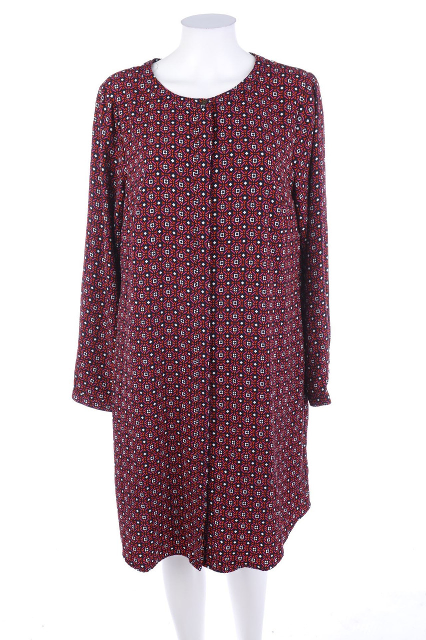 MERONA - Print-Kleid mit Knöpfen - L