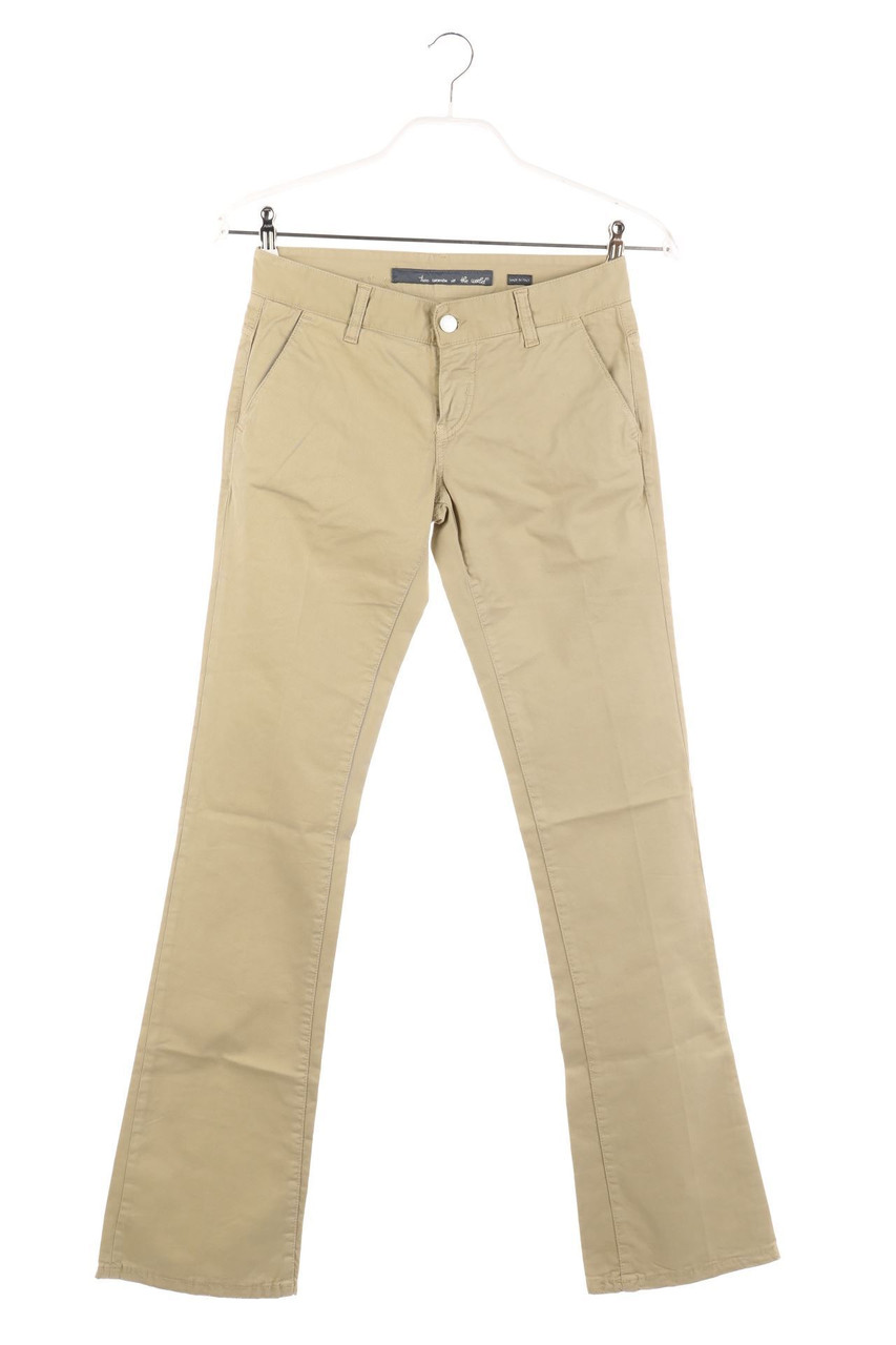 two women in the world - Bootcut-Jeans mit Logo-Patch - W26