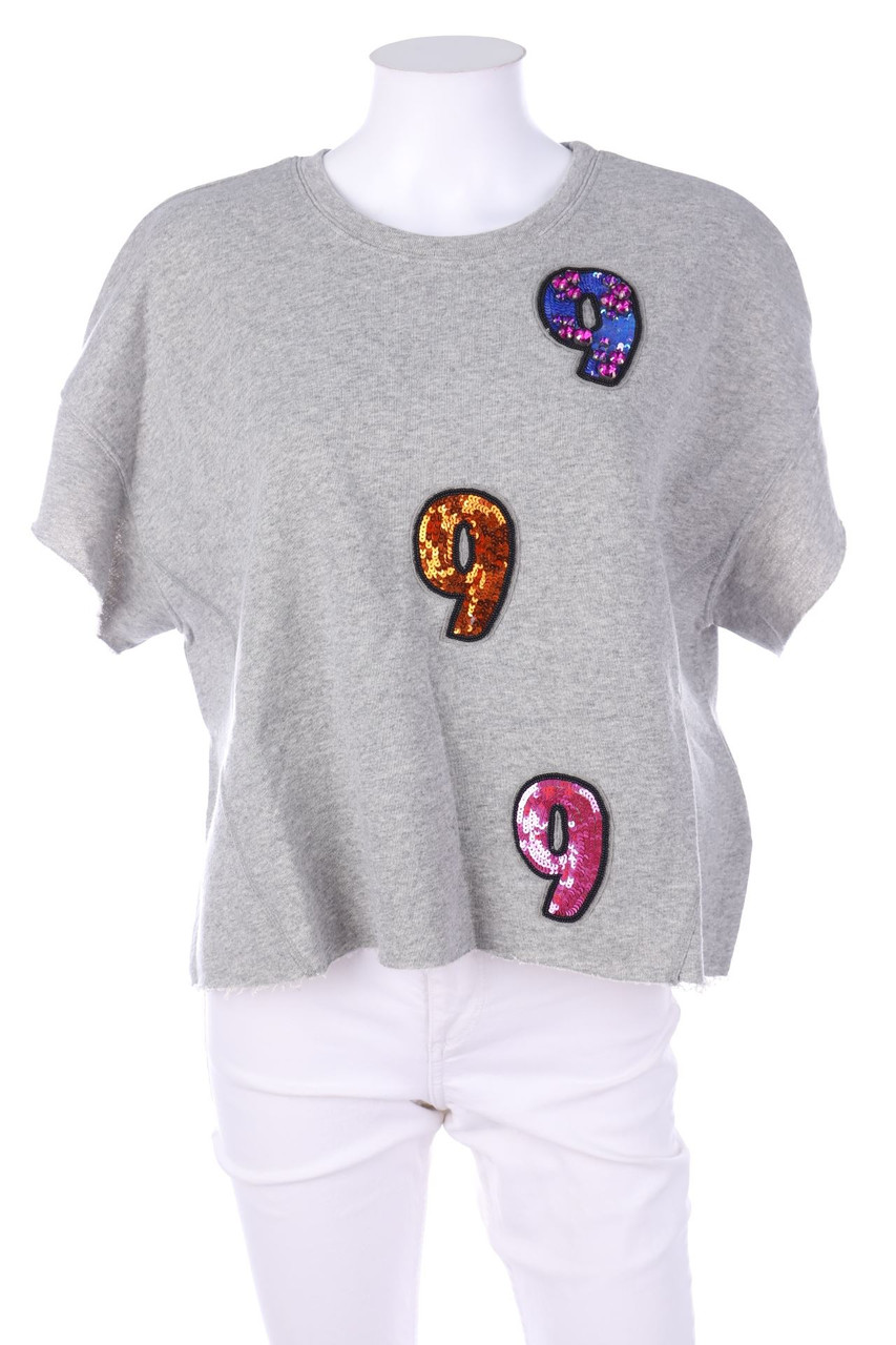 WE_ARE_99 - Oversize-Sweatshirt mit Pailletten - D 36