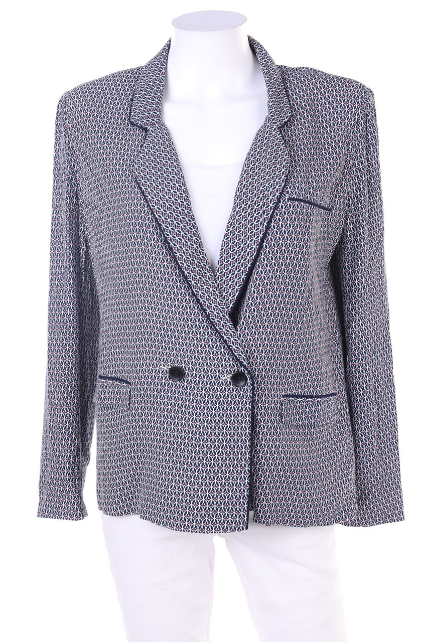 FRNCH - Zweireiher-Blazer mit Print - S