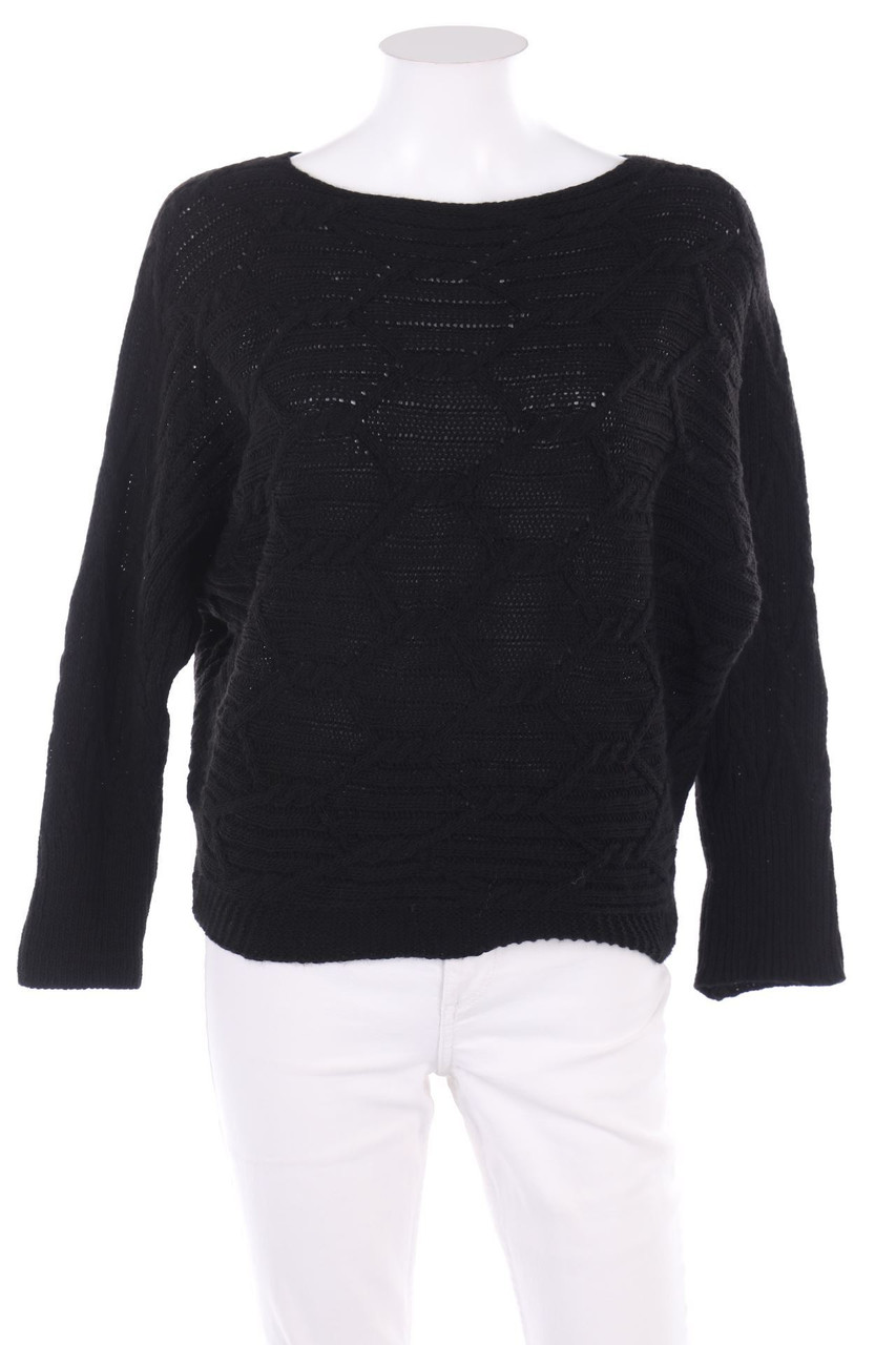 TODAY - Batwing-Pullover mit Zopf-Muster - S