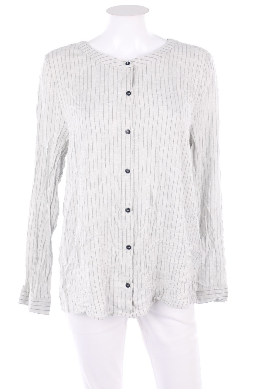 CECIL - Bluse mit Krempel-Ärmeln - M