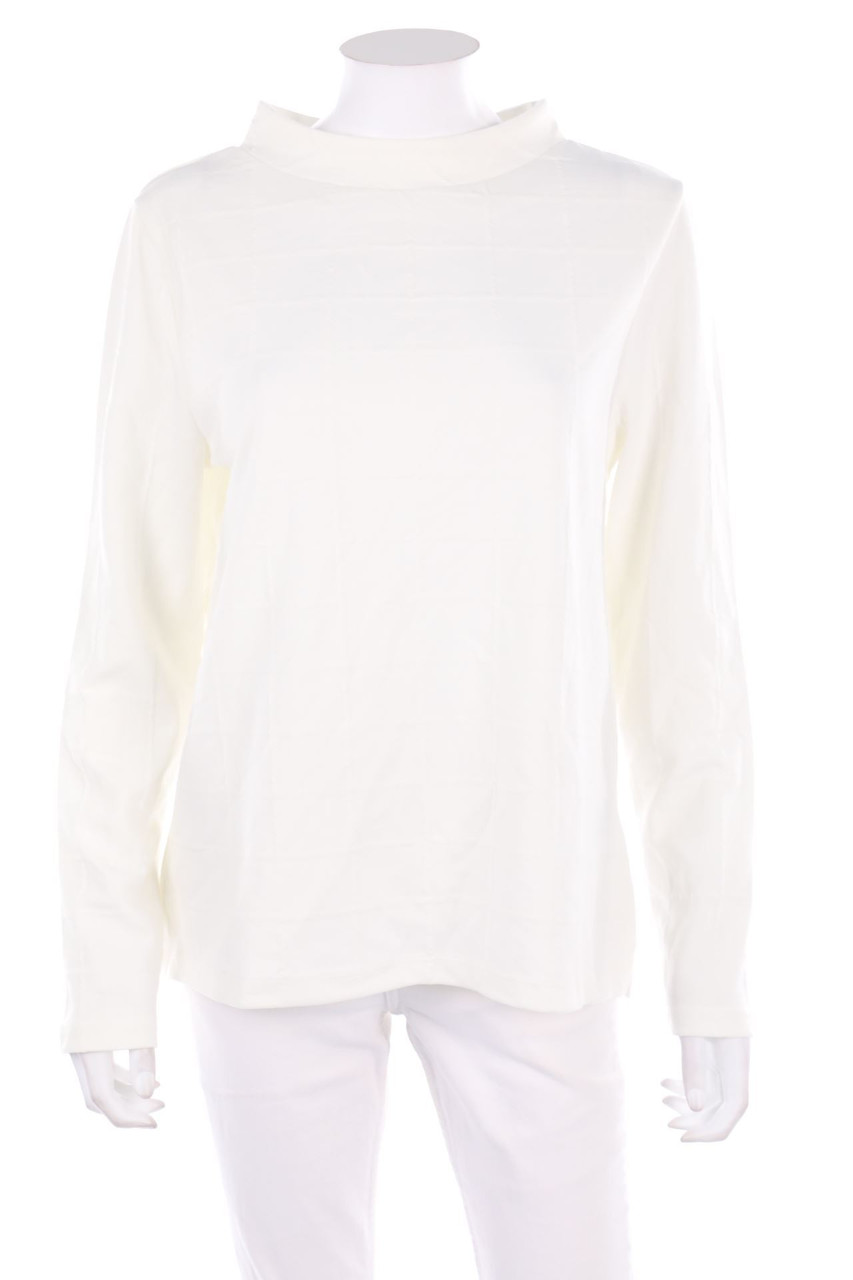 MORE & MORE - Longsleeve-Shirt mit Muster - D 40