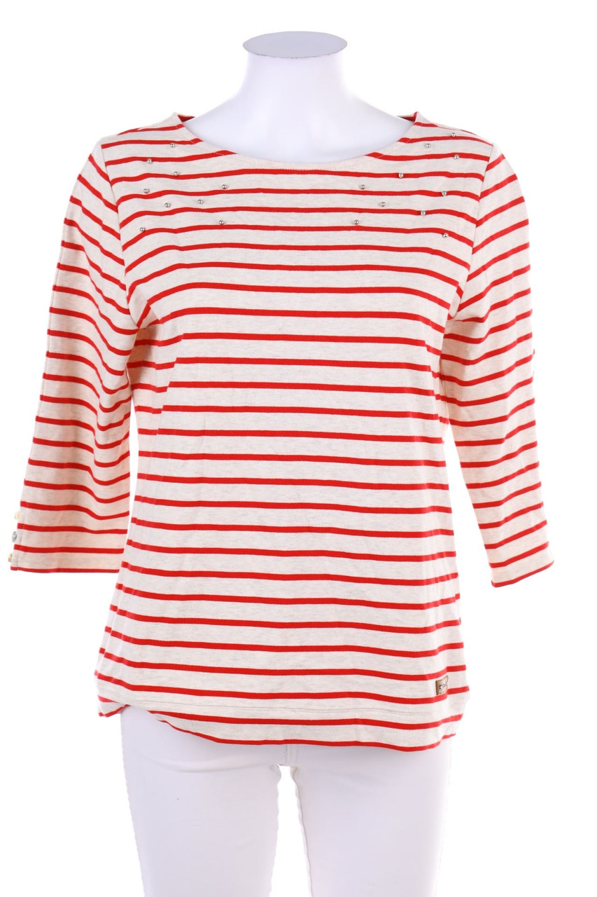 Soquesto - 3/4-Arm-Shirt mit Perlen - D 38