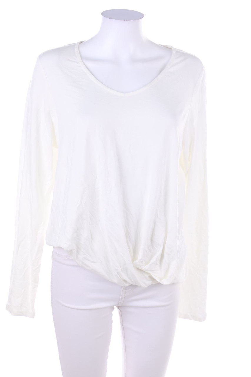 Street One - Longsleeve-Shirt mit Drapierung - D 38