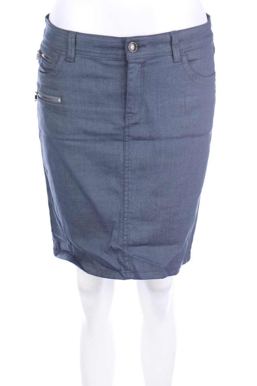 ESPRIT - Glitzer-Jeansrock mit Stretch - D 36