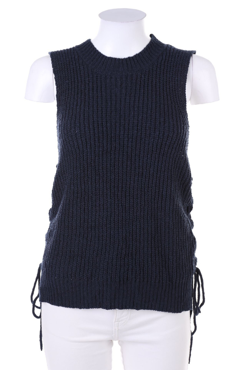 Ohne Label - Pullunder mit Schnürung - M