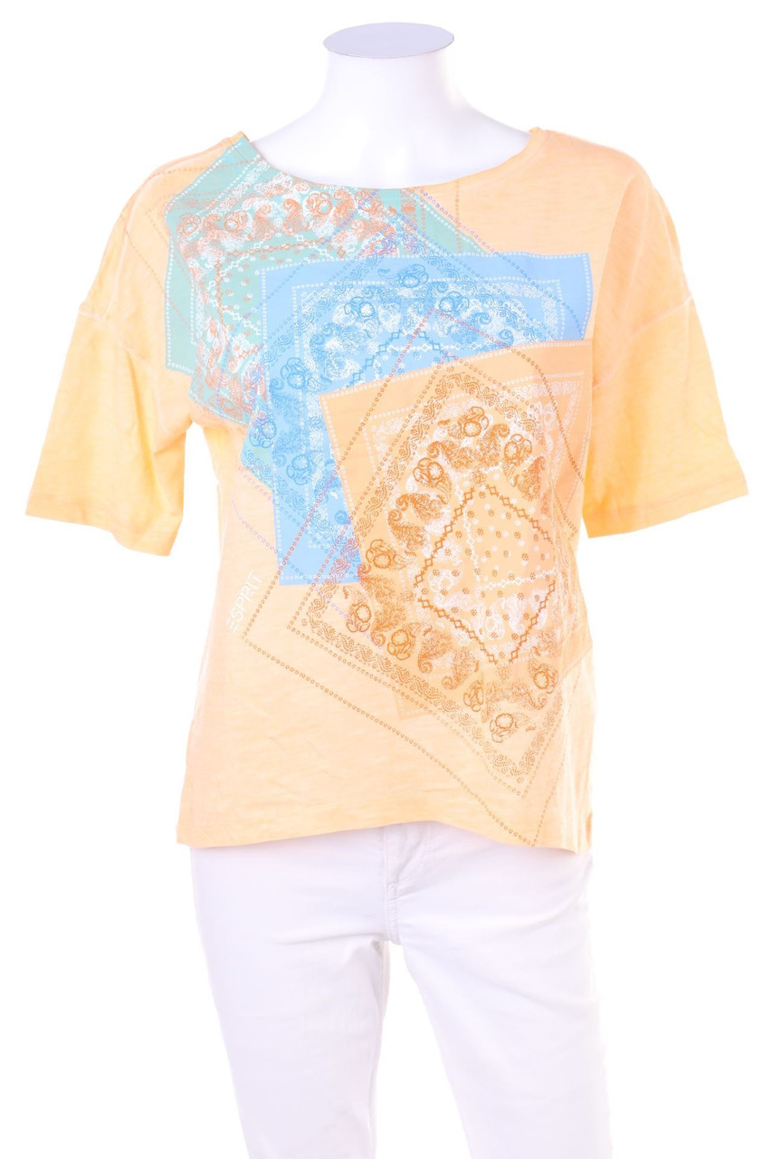 ESPRIT - Kurzarm-Shirt mit Print - XS