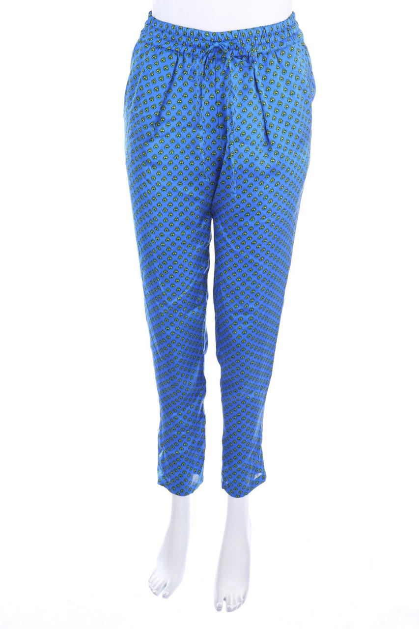 ZARA - Jogger-Hose aus Satin mit Print - S