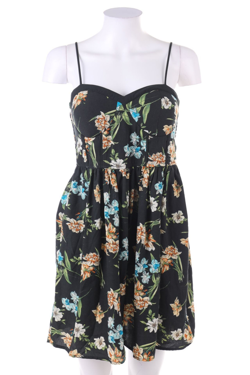 xhilaration - Träger-Minikleid mit floralem Muster - S